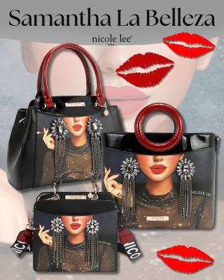 Krása, ktorá priťahuje pohľady 💋 Kabelky z kolekcie SAMANTHA LA BELLEZA od Nicole Lee v sebe spájajú eleganciu, ženskosť a...